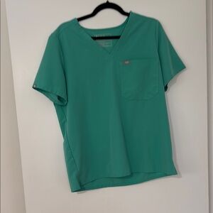 FIGS Surgical Green Catarina One Pocket Scrub Top
